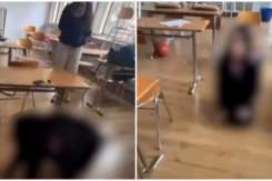 Bullying dus la extreme: o fată de 13 ani a fost pusă de 4 colege să meargă în genunchi și să latre, la școală