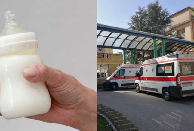 Bebeluș de 4 luni în comă, după ce bunica i-a amestecat laptele praf cu vin alb