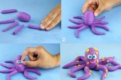 Creează cu ajutorul plastilinei