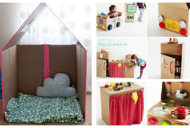 Construim jucării din cutii de carton