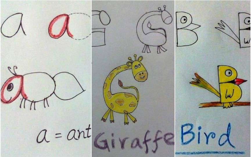 Învață alfabetul și limba engleză cu ajutorul desenelor