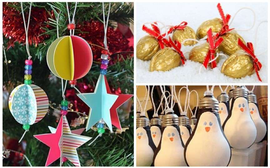 Idei de decorații pentru pomul de Crăciun, pe care le poți face acasă