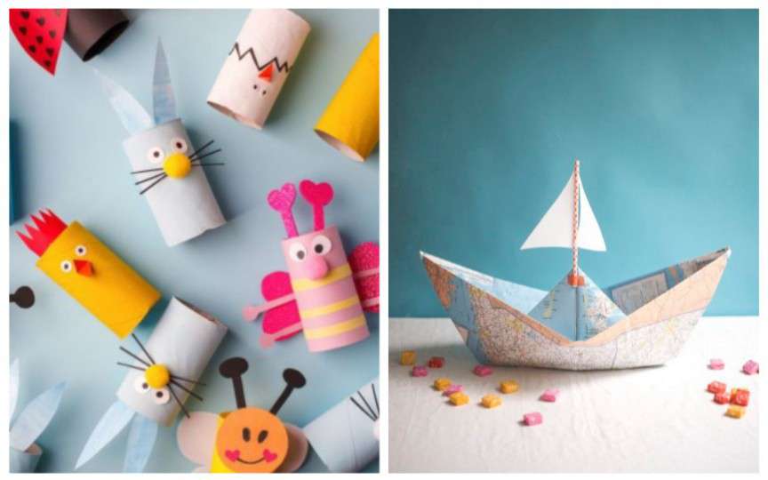 Activități creative pentru copii cu ceea ce ai prin casă
