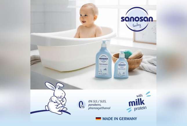 Produsele naturale Sanosan create cu dragoste pentru îngrijirea pielii bebelușilor, copiilor și mamelor