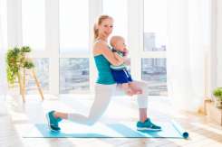 Sport cu bebeluşul în braţe. Cea mai simplă metodă de a-ţi pregăti silueta pentru sezonul estival!