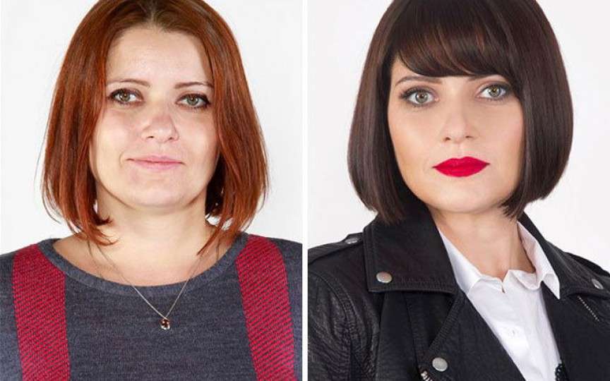 (FOTO) Un stilist demonstrează cum poate fi îmbunătățită impresionat înfățișarea cuiva cu niște schimbări simple
