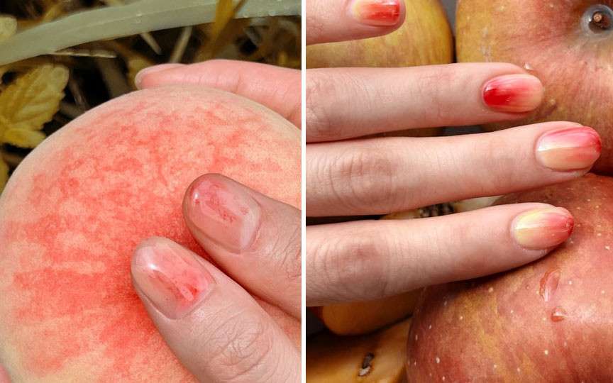 Fruit Peel Nails – Manichiura fructată din Coreea care îți va însenina vara