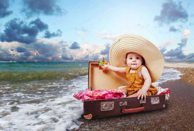 Trusa medicală a copilului în vacanță