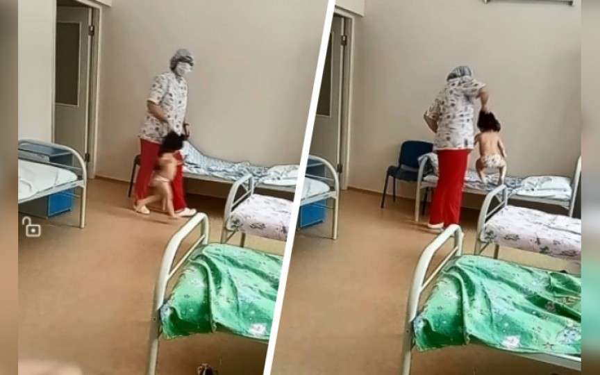 (VIDEO) Imagini şocante surprinse într-un spital pentru copii