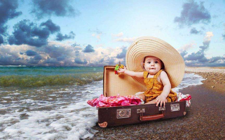 Trusa medicală a copilului în vacanță