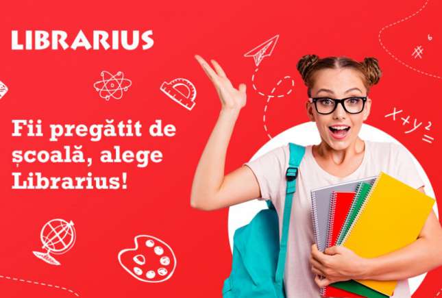 Fii pregătit de școală, alege Librarius!
