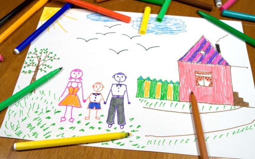 Desenele copiilor vorbesc despre starea lor. Află cum să le interpretezi!