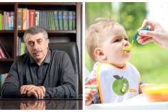 Diversificarea: Când și cum o începem conform recomandărilor pediatrului Komarovskii