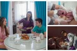 Fotografii impresionante: 24 de ore din viața unui medic care asistă nașterile în Moldova