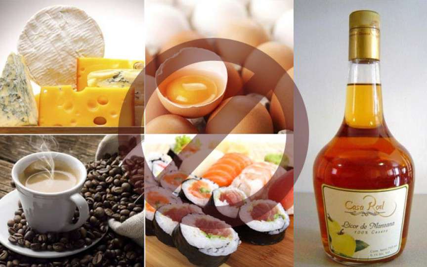Alimente interzise în sarcină