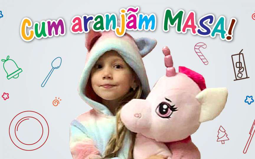 Cum învățăm copiii să aranjeze masa