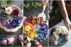 Cofetarul care face torturi florale cum nu ai mai văzut! Talentul său uimește o lume întreagă!