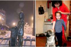 Povestea fetiței căreia i s-a ridicat o statuie de bronz în Rusia