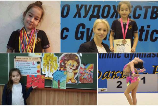 O zi din viața unei mici gimnaste ce are de două ori mai multe medalii decât ani