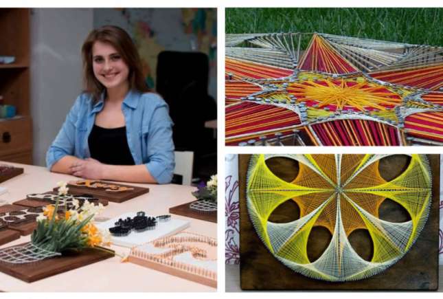 String Art – lucrări neobișnuite realizate de o tânără moldoveancă