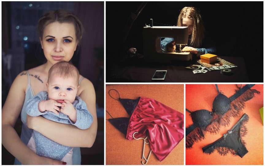 O tânără mămică creează seturi de lenjerie senzaționale