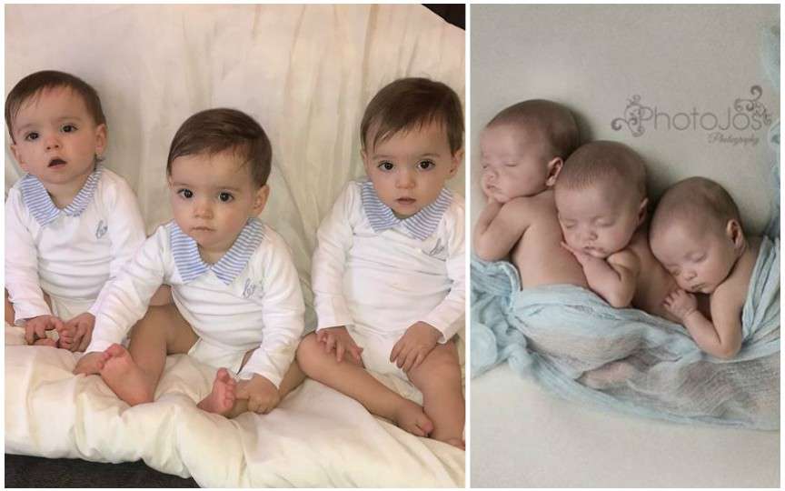 Tripleți absolut identici - caz care se întâmplă o dată la 200 de milioane de nașteri