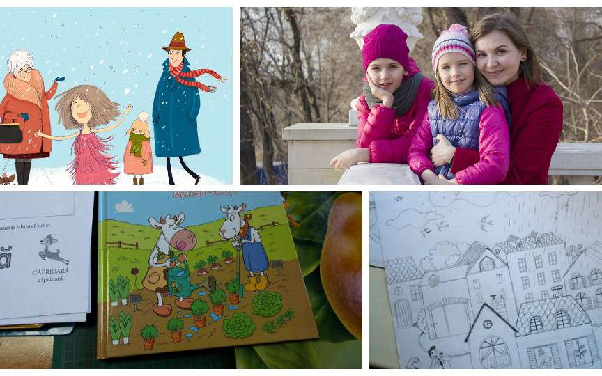 O zi din viața Stelei Damaschin-Popa, ilustratoarea care dă viaţă eroilor din cărțile pentru copii