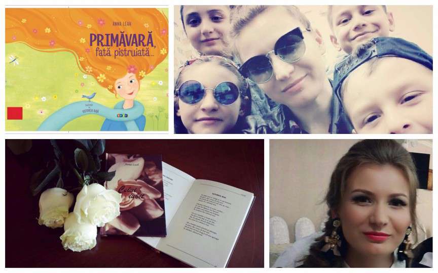 Anna Leah, poeta și mama care își împarte timpul între poezie și cei patru copii ai săi
