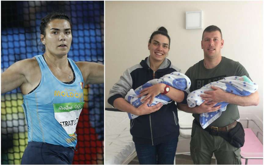 Soacra cu 4 nurori. Atleta Natalia Stratulat a devenit pentru a doua oară mamă de gemeni