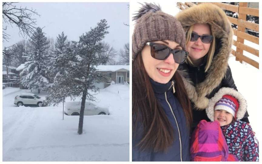 Istoria unei familii de moldoveni cum se descurcă iarnă în Canada