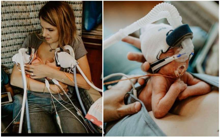 Destăinuirea unei mame: Chiar dacă au stat la Terapie Intensivă, cvadrupleții au fost hrăniți doar cu laptele matern