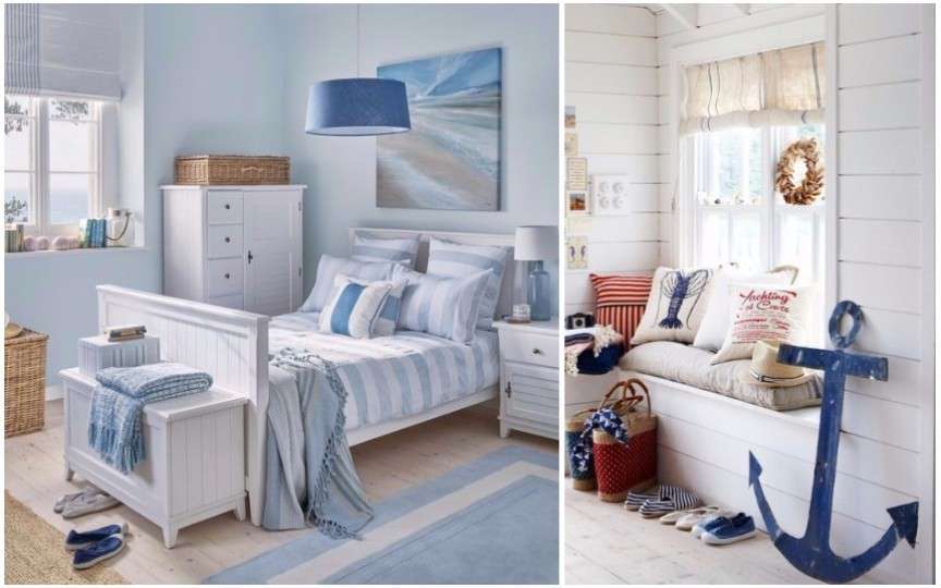 20 de idei creative pentru a decora casa în stil marin