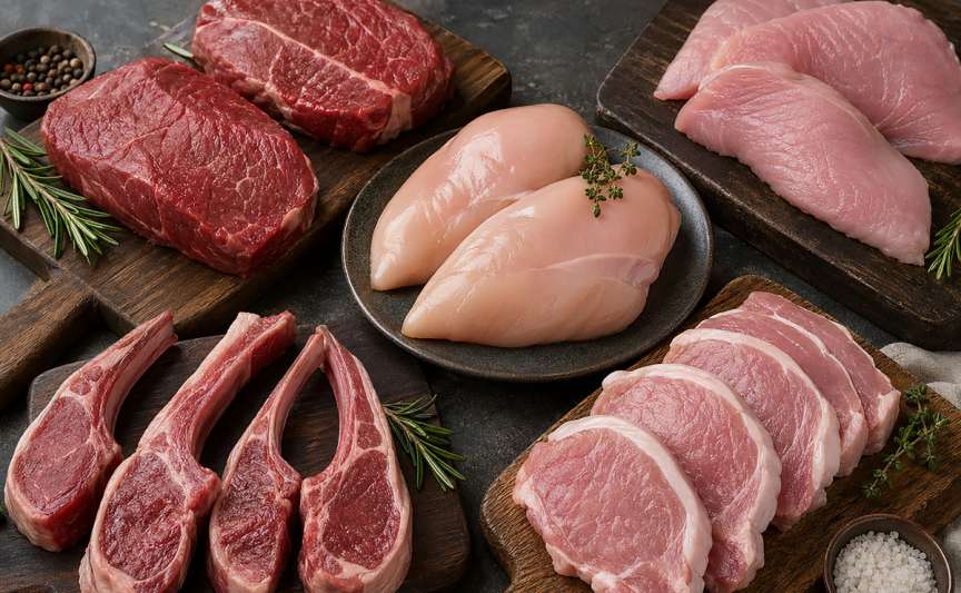 Tipuri de carne și beneficiile lor reale: ce spun studiile despre vită, pui, porc și miel