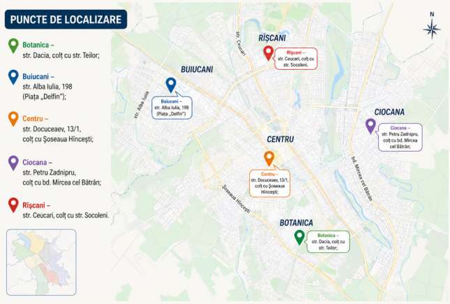 IGSU a instalat corturi anticaniculă la Chișinău și în alte 37 de localități