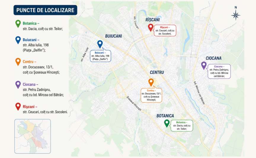 IGSU a instalat corturi anticaniculă la Chișinău și în alte 37 de localități